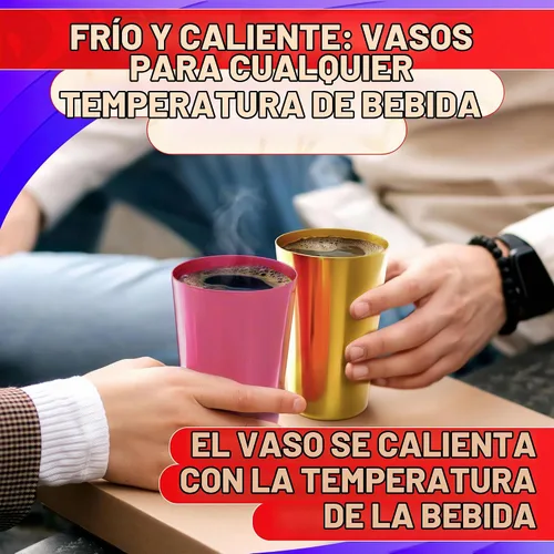 Vista 8 de Conjunto de seis vasos de aluminio anodizado