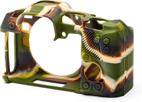 Vista 2 de easyCover - Funda de silicona para cámara - Protección para tu cámara Canon R8 - Camuflaje