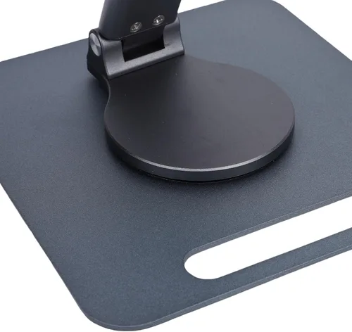 Vista 6 de Tyenaza Aluminum Alloy Tablet Stand Rotating Foldable Adjustable Desktop Phone Tablet Holder Hollow Out Heat Dissipation for Live Streaming Drawing