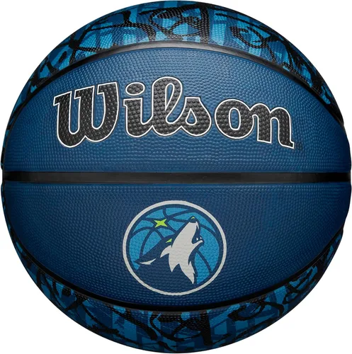Vista 25 de Wilson NBA Team Balones de baloncesto con diseño de grafiti - Talla 7 - 29.5