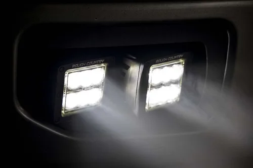 Vista 7 de Rough Country Kit de luces antiniebla LED Spot/Flood para Ford F-150-70865 2015-2017