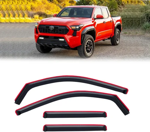 Vista 125 de Protectores de lluvia en canal para Jeep Grand Cherokee L 2021-2026, protectores de visera de ventana, deflector de ventilación, sombra viento humo