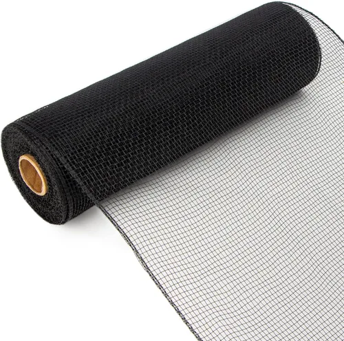 Vista 15 de Ribbli Cinta de malla beige, 10 pulgadas x 30 pies (10 yardas), uso para guirnaldas de corona de Pascua y decoración de otoño (no metálica)