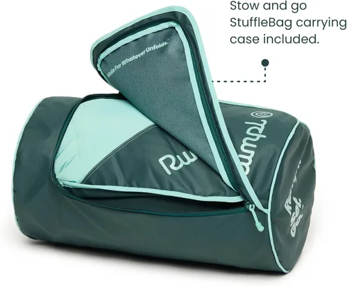 Vista 5 de Rumpl Overland Mat – Impermeable, cubierta y manta acolchada para el suelo, color cereza