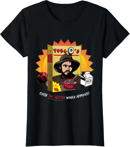 Vista 36 de Torgo Camiseta de película de culto de cereales, Negro, S
