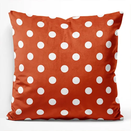 Vista 9 de Funda de almohada rectangular de felpa con diseño de lunares blancos y negros, con cremallera, un lado, impreso, 12 x 16 pulgadas, funda de cojín