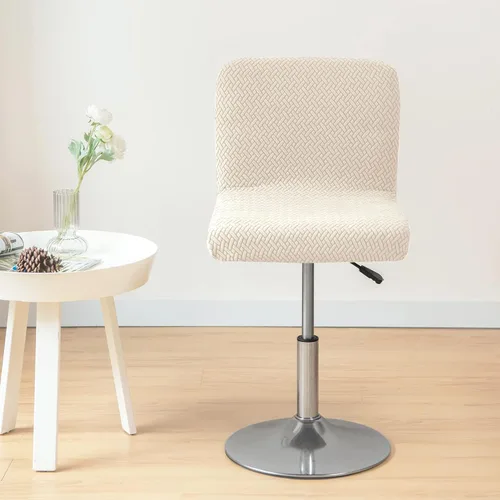 Vista 2 de HFCNMY Fundas para Taburetes de Bar con Respaldos, Paquete de 2 Fundas Elásticas para Sillas de Taburete de Bar, Fundas para Taburetes de Bar
