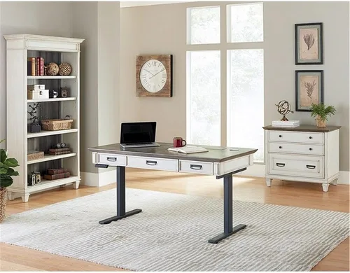 Vista 5 de Martin Furniture Librería abierta, color blanco
