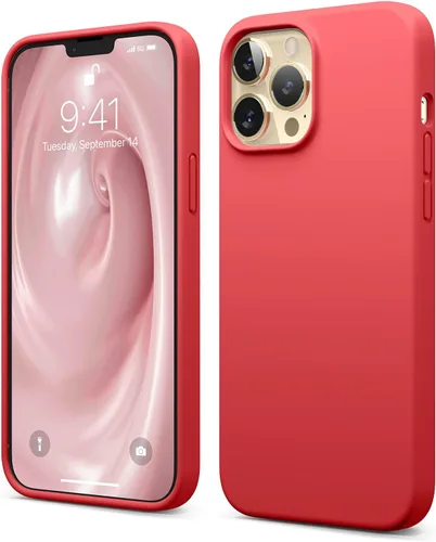 Vista 10 de elago Funda compatible con iPhone 13 Pro Max, de silicona líquida, funda protectora de cámara de cuerpo completo, a prueba de golpes, funda delgada