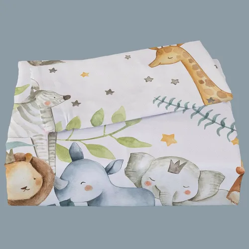 Vista 5 de Aniamal - Juego de funda de edredón para niños, funda de edredón de dibujos animados, 3 piezas, funda de edredón de microfibra lavada ultrasuave
