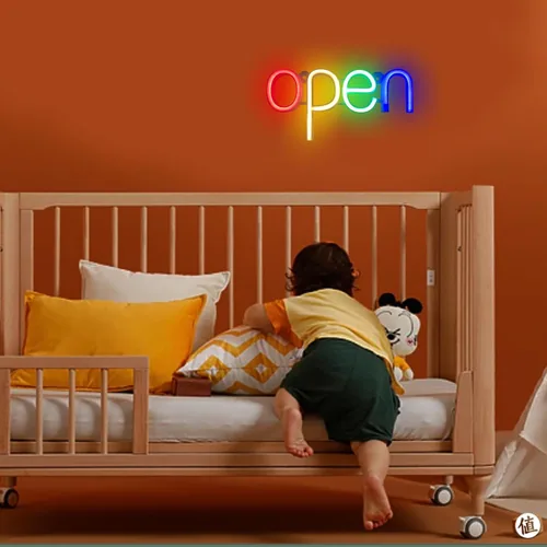 Vista 96 de Letrero de neón de amor para dormitorio, USB o batería, luz de neón para pared, luz de neón LED como letreros de pared de neón para niñas, letrero