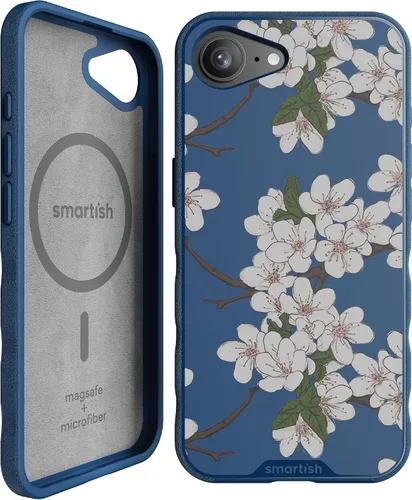 Vista 121 de Smartish iPhone 11 Pro Max Slim MagSafe, Gripmunk, agarre magnético delgado Asunto de corbata negra (MagSafe)