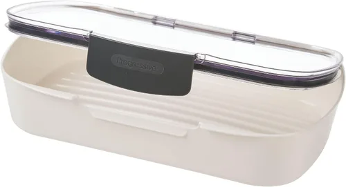 Vista 3 de ProKeeper Recipiente de almacenamiento de alimentos Deli con sello de silicona hermético y tapa compatible con borrado en seco