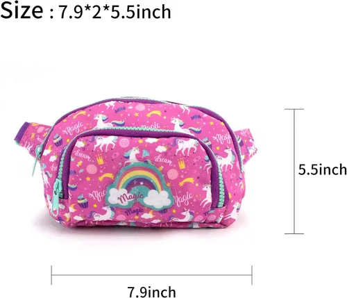 Vista 2 de Riñonera para niños, bolso de viaje para niñas