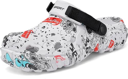 Vista 9 de Men Slip On Garden Clogs: Classic Summers - Outdoor Fashions Beach Sandals