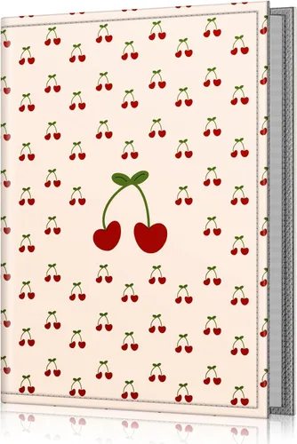 Vista 33 de Fintie Álbum de fotos de 4 x 6 pulgadas, 52 bolsillos, cubierta de cuero vegano de primera calidad, pequeña capacidad, álbumes de cartera portátil