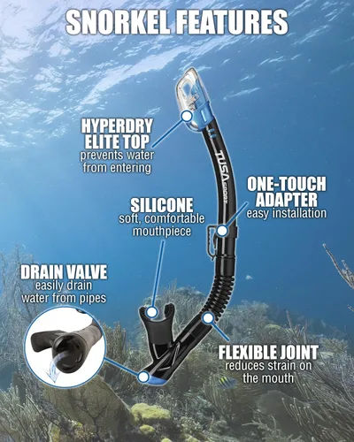 Vista 2 de TUSA Snorkel Dry Top