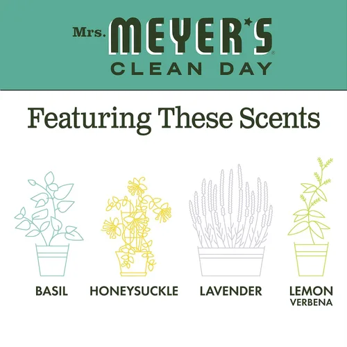 Vista 9 de Mrs. Meyer's Clean Day Repuesto de jabón líquido para manos, 33 onzas líquidas (paquete de 2)