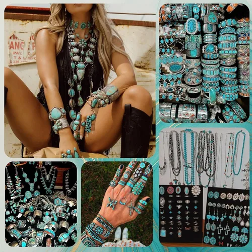 Vista 5 de SMUOBT Paquete de tarros de joyería misteriosa, caja de joyería sorpresa de 40 a 45 piezas para mujer, juego de regalo