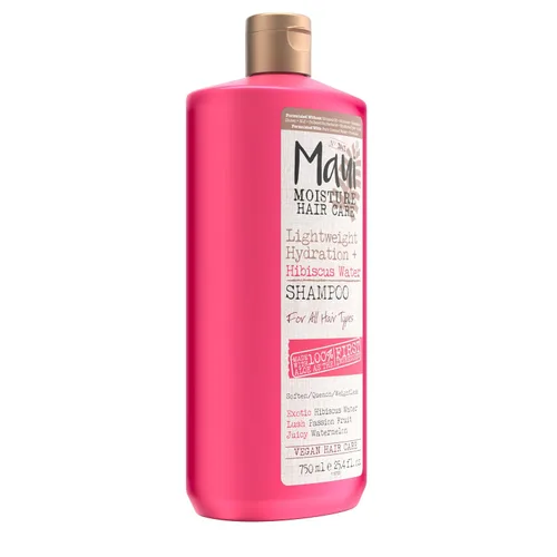 Vista 7 de Maui Moisture Champú de agua ligero de hidratación + hibisco, champú hidratante suaviza y apaga el cabello ondulado y rizado con aloe vera