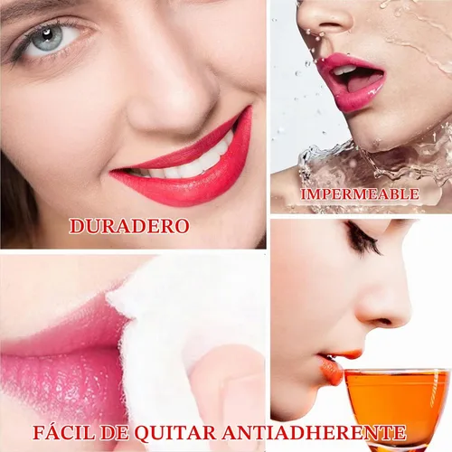 Vista 6 de Paquete de 3 lápices labiales de aloe vera, brillo labial mágico que cambia de color, bálsamo labial hidratante nutritivo de larga duración, juego