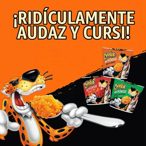 Vista 4 de Mac N Cheetos Bold & Cheesy, tazas de 2.32 onzas (paquete de 4)
