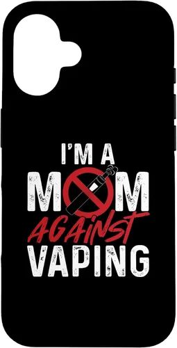 Vista 32 de I'm a Mom Against Vaping Cigarrillo electrónico Funda Vape Vaper para iPhone 17