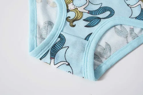 Vista 5 de Winging Day Girls' Pure Cotton Panties Soft Underwear