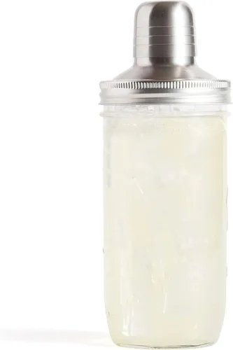 Vista 9 de Jarware Mason Jar - Tapa para coctelera de boca regular, acero inoxidable