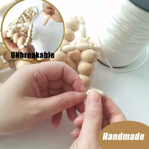 Vista 9 de Herramientas de masaje de terapia de madera para esculpir el cuerpo, cuerda de rodillo de masaje de espalda, kit de maderoterapia de masaje manual