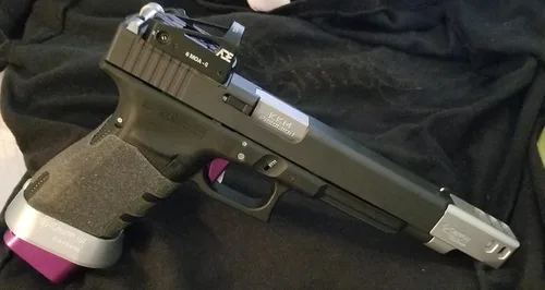 Vista 6 de Ade Advanced Optics RD3-012-G Green Dot Micro Mini Mira Reflex para Glock MOS 17 19 34 35 40 41 Pistola