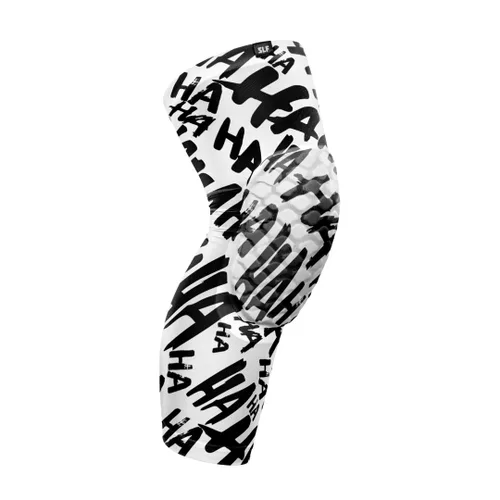Vista 9 de SLEEFS Rodillera básica negra, manga de compresión, protección para correr, voleibol, baloncesto, todos los deportes, UPF 50+