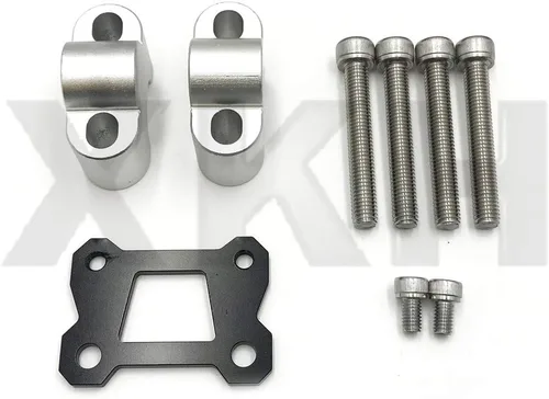 Vista 4 de XKMT-Compatible con MT07 TRACER 700 2014 2015 2016 2017 Elevador de manillar de 0.984 in [B07L1B6CM2]