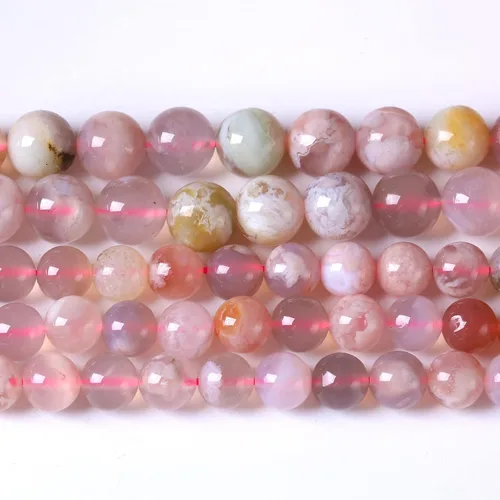 Vista 36 de 45 Cuentas de Piedra Natural de 5⁄16 Pulgadas (8 mm) con Cuentas de Amazonita Azul para Hacer Joyería AAA Redondas Cuentas Sueltas Piedras