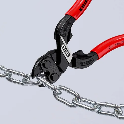 Vista 7 de KNIPEX 71 31 160 SB Cobolt S Cortadores de pernos compactos recubierto de plástico negro atramentized 6.299 in