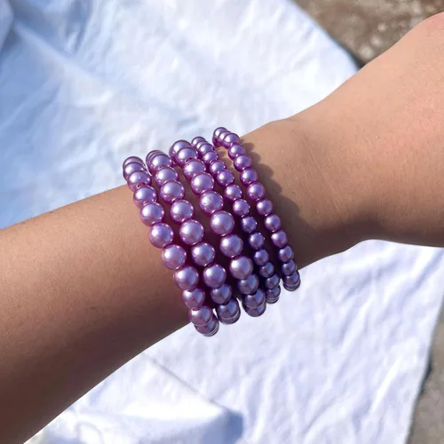 Vista 2 de Healing Bracelets for Women Teen Girl Gifts Trendy Stuff Lotus Chakra Stone Bracelet Sets Anxiety Crystal Natural Stone for Women Stress Relief