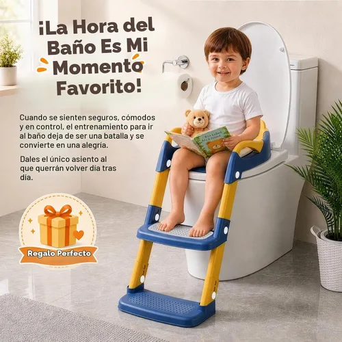 Vista 8 de Orzbow Potty Training Seat with Step Stool, Adjustable Height, Anti-Slip