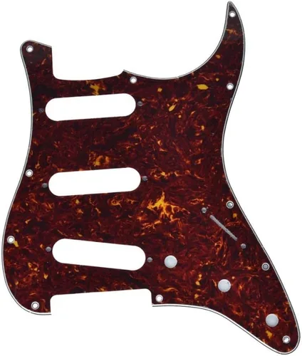 Vista 34 de KAISH - Golpeador de 11 agujeros estilo ST/Strat, SSS, para Stratocaster de EE. UU./México, perla de abulón