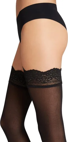 Vista 4 de Wolford Luz de terciopelo para mujer, Negro, M