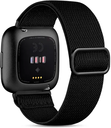 Vista 20 de Witzon Compatible con Fitbit Versa/Versa Lite/Versa 2 bandas para mujeres y hombres, correa elástica ajustable de repuesto para reloj inteligente