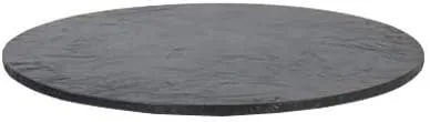 Vista 2 de Kwik-Covers Mantel redondo de plástico ajustable de 24 pulgadas, paquete de 5 (negro)