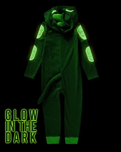 Vista 6 de PJ Masks Catboy Gekko Glow-in-the-Dark Catboy Costume with Ears and Attached Tail