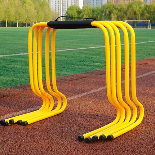 Vista 14 de YXXSDP Entrenamiento de velocidad de agilidad obstáculos para atletas, equipo de práctica deportiva portátil multicolor para entrenamiento