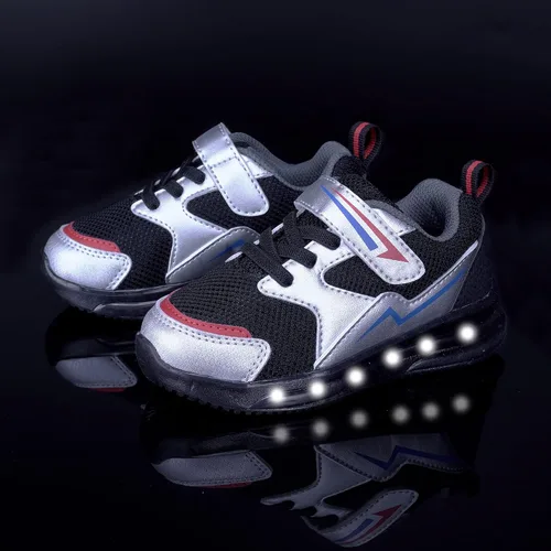 Vista 6 de Floranate Tenis ligeros con luz LED intermitente para niños y niñas pequeños