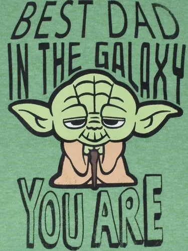 Vista 6 de STAR WARS Body de manga corta para bebé del Día del Padre Yoda Darth Vader