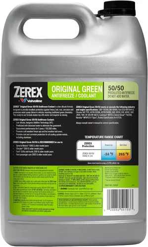 Vista 2 de Zerex Original anticongelante y refrigerante, 1 galón