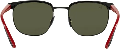 Vista 7 de Ray-Ban Unisex Sunglasses Black Frame, Light GreenSilver Lenses, 53MM