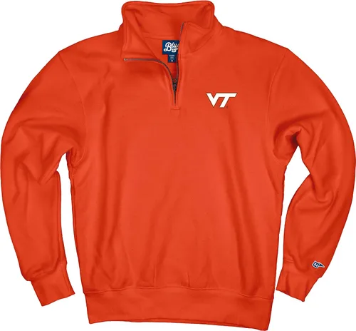 Vista 54 de Blue 84 Sudadera con cremallera de un cuarto para hombre de la NCAA