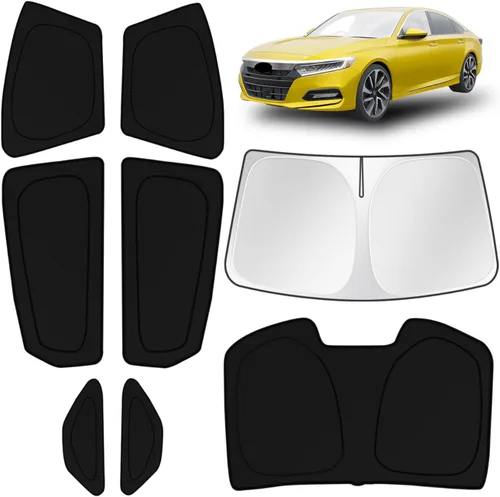 Vista 183 de KUST - Parasol plegable para parabrisas para BMW X1 E84, accesorios 2011 2012 2013 2014 2015, protector de visera de sol ajustable que bloquea