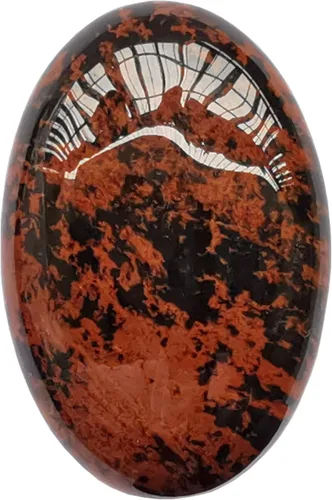 Vista 10 de Labradorita negra natural, bolsillo ovalado en la palma de la palma, cristal curativo para masaje, spa, piedra energética, cristal curativo
